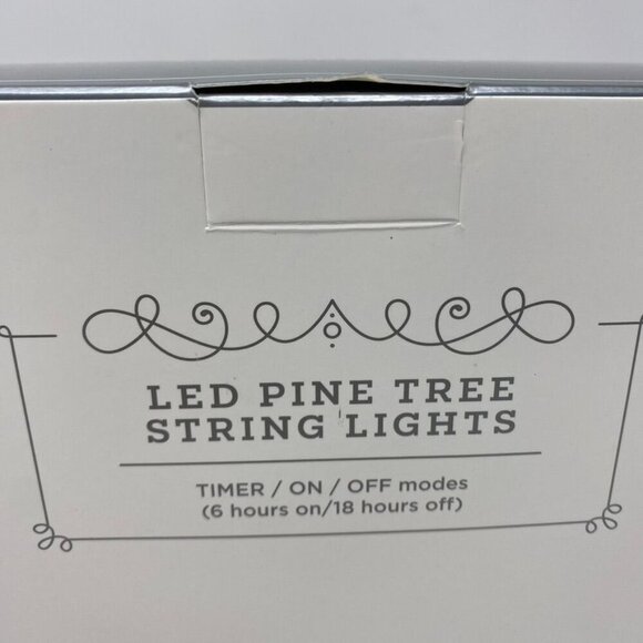 Target 8' Christmas Pine Tree 10 LED Battery Operated String Light Wondershop™ - Picture 5 of 7